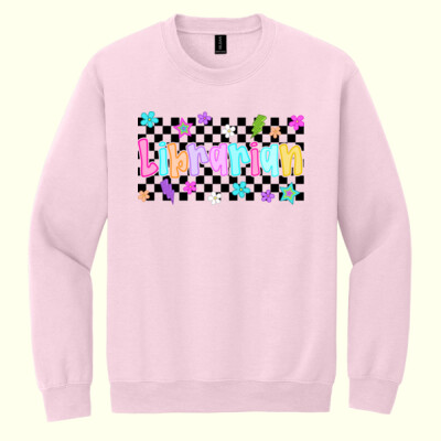 Librarian Retro 84-013 - Heavy Blend Crewneck Sweatshirt Thumbnail