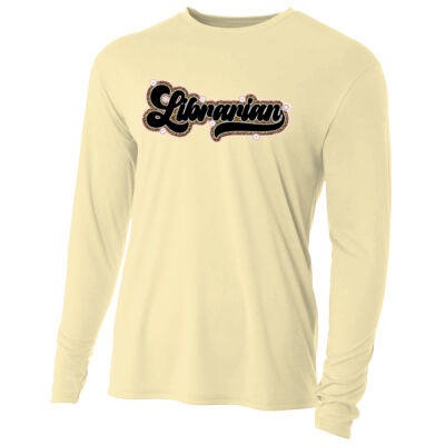 Librarian Retro 84-014 - Adult Cooling Performance Long Sleeve Tee Thumbnail