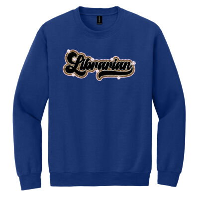 Librarian Retro 84-014 - Heavy Blend Crewneck Sweatshirt Thumbnail
