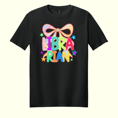 Librarian Coquette - Adult Softstyle ® T Shirt Thumbnail