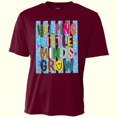 Helping Little Minds Grow 99-124 - Adult Cooling Performance Short Sleeve Tee Thumbnail