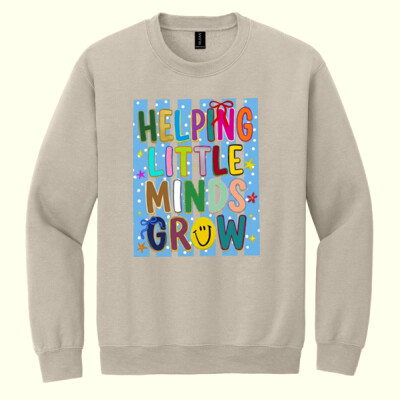 Helping Little Minds Grow 99-124 - Heavy Blend Crewneck Sweatshirt Thumbnail