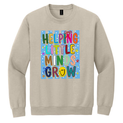 Helping Little Minds Grow 99-124 - Heavy Blend Crewneck Sweatshirt Thumbnail