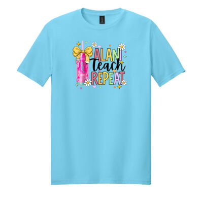 Alani Teach Repeat 96-127 - Adult Softstyle ® T Shirt Thumbnail