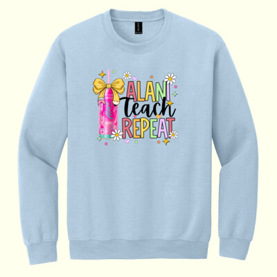 Alani Teach Repeat 96-127 - Heavy Blend Crewneck Sweatshirt Thumbnail
