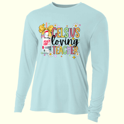 Celsius Loving Teacher 99-128 - Adult Cooling Performance Long Sleeve Tee Thumbnail
