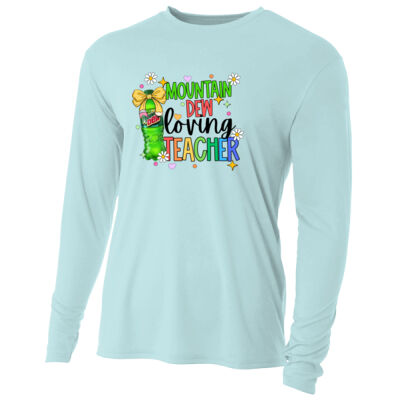 Mountain Dew Loving Teacher 99-130 - Adult Cooling Performance Long Sleeve Tee Thumbnail