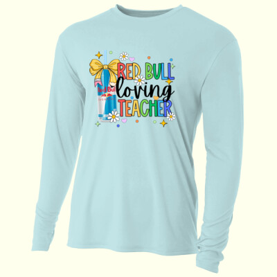 Red Bull Loving Teacher - 99-133 - Adult Cooling Performance Long Sleeve Tee Thumbnail