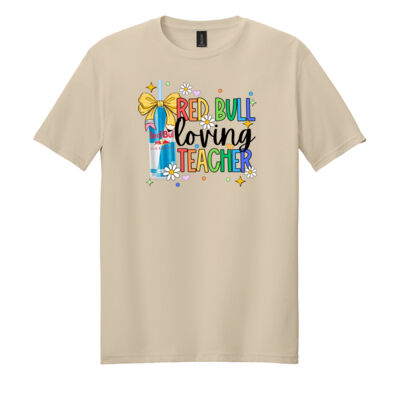 Red Bull Loving Teacher - 99-133 - Adult Softstyle ® T Shirt Thumbnail