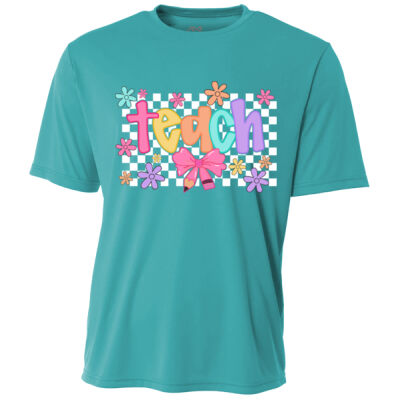 Teach Flowers 99-135 - Adult Cooling Performance Short Sleeve Tee Thumbnail