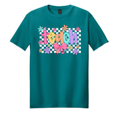 Teach Flowers 99-135 - Adult Softstyle ® T Shirt Thumbnail