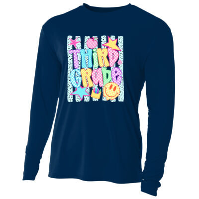 Third Grade Retro 89-027 - Adult Cooling Performance Long Sleeve Tee Thumbnail