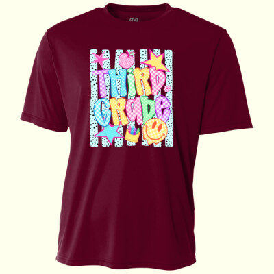 Third Grade Retro 89-027 - Adult Cooling Performance Short Sleeve Tee Thumbnail