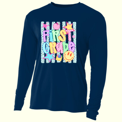 First Grade Retro 89-028 - Adult Cooling Performance Long Sleeve Tee Thumbnail