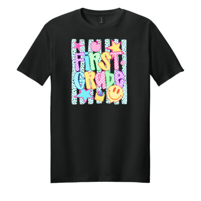 First Grade Retro 89-028 - Adult Softstyle ® T Shirt Thumbnail