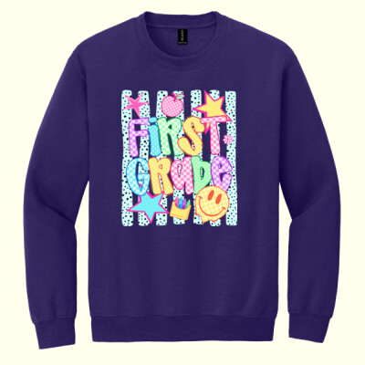 First Grade Retro 89-028 - Heavy Blend Crewneck Sweatshirt Thumbnail