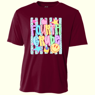 Fourth Grade Retro 89-029 - Adult Cooling Performance Short Sleeve Tee Thumbnail