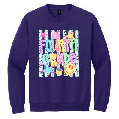 Fourth Grade Retro 89-029 - Heavy Blend Crewneck Sweatshirt Thumbnail