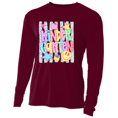 Kindergarten Retro 96-124 - Adult Cooling Performance Long Sleeve Tee Thumbnail
