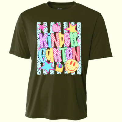 Kindergarten Retro 96-124 - Adult Cooling Performance Short Sleeve Tee Thumbnail