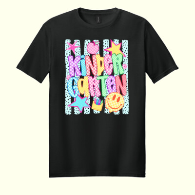Kindergarten Retro 96-124 - Adult Softstyle ® T Shirt Thumbnail