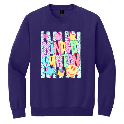 Kindergarten Retro 96-124 - Heavy Blend Crewneck Sweatshirt Thumbnail
