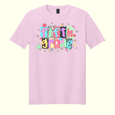 Fifth Grade Squares 89-030 - Adult Softstyle ® T Shirt Thumbnail