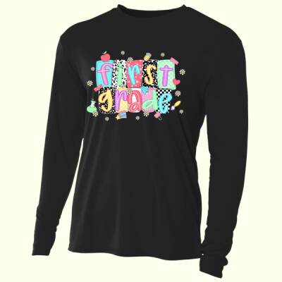 First Grade Squares 89-031 - Adult Cooling Performance Long Sleeve Tee Thumbnail