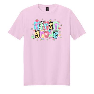 First Grade Squares 89-031 - Adult Softstyle ® T Shirt Thumbnail
