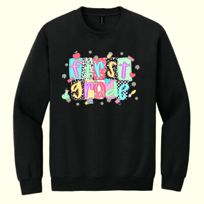 First Grade Squares 89-031 - Heavy Blend Crewneck Sweatshirt Thumbnail