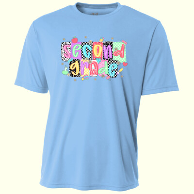 Second Grade Squares 89-032 - Adult Cooling Performance Short Sleeve Tee Thumbnail