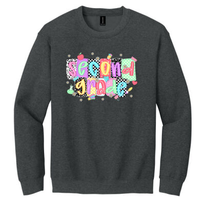 Second Grade Squares 89-032 - Heavy Blend Crewneck Sweatshirt Thumbnail