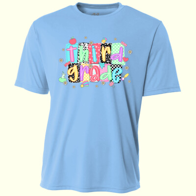 Third Grade Squares 89-033 - Adult Cooling Performance Short Sleeve Tee Thumbnail