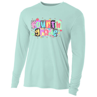 Fourth Grade Squares 89-034 - Adult Cooling Performance Long Sleeve Tee Thumbnail