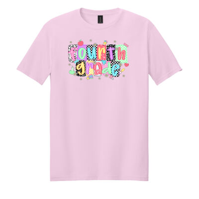 Fourth Grade Squares 89-034 - Adult Softstyle ® T Shirt Thumbnail