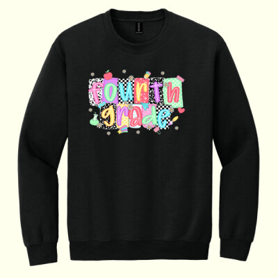 Fourth Grade Squares 89-034 - Heavy Blend Crewneck Sweatshirt Thumbnail