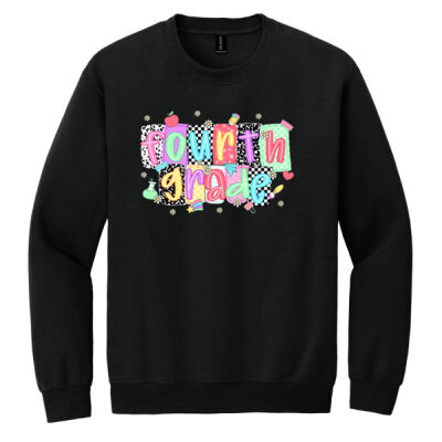 Fourth Grade Squares 89-034 - Heavy Blend Crewneck Sweatshirt Thumbnail