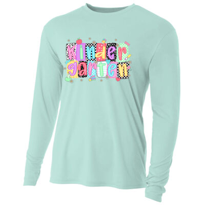 Kindergarten Squares 96-126 - Adult Cooling Performance Long Sleeve Tee Thumbnail