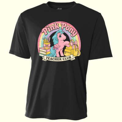 Pink Pony Teacher Club 99-204 - Adult Cooling Performance Short Sleeve Tee Thumbnail