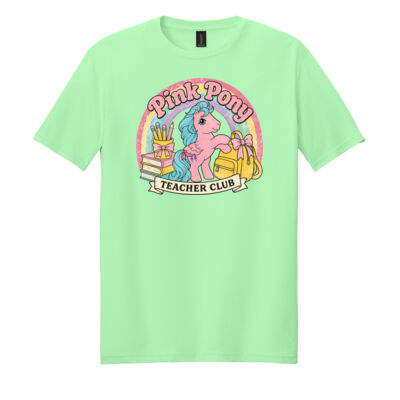 Pink Pony Teacher Club 99-204 - Adult Softstyle ® T Shirt Thumbnail