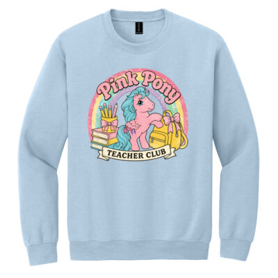 Pink Pony Teacher Club 99-204 - Heavy Blend Crewneck Sweatshirt Thumbnail