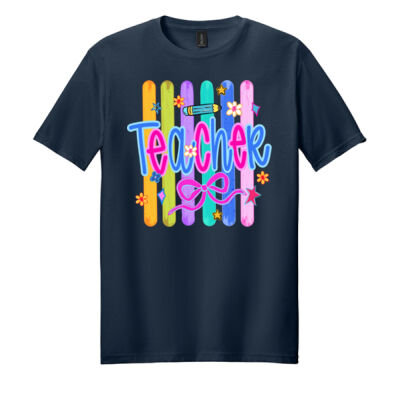 Teacher Lines 99-138 - Adult Softstyle ® T Shirt Thumbnail