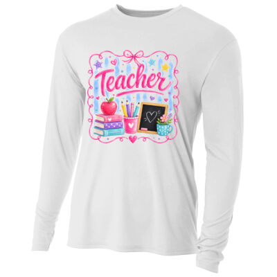 Teacher Stamp 99-139 - Adult Cooling Performance Long Sleeve Tee Thumbnail