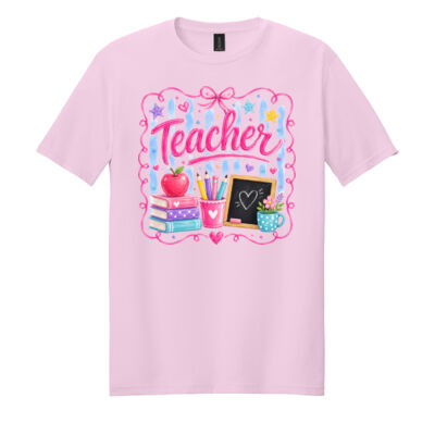 Teacher Stamp 99-139 - Adult Softstyle ® T Shirt Thumbnail