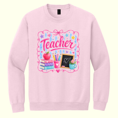 Teacher Stamp 99-139 - Heavy Blend Crewneck Sweatshirt Thumbnail