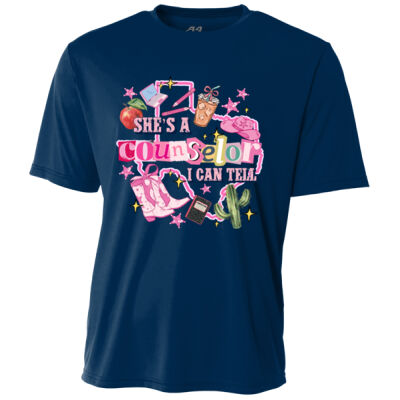 She's a Counselor I can Tell - Adult Cooling Performance Short Sleeve Tee Thumbnail