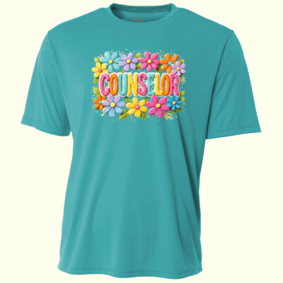 Counselor Flowers 84-300 - Adult Cooling Performance Short Sleeve Tee Thumbnail