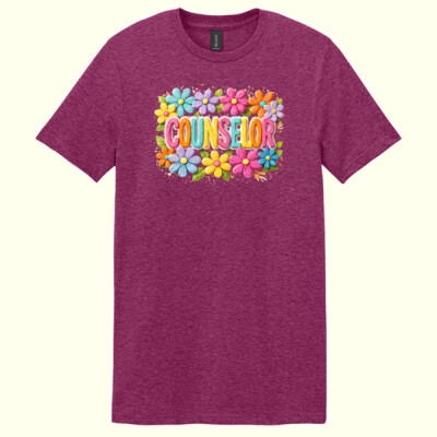 Counselor Flowers 84-300 - Adult Softstyle ® T Shirt Thumbnail