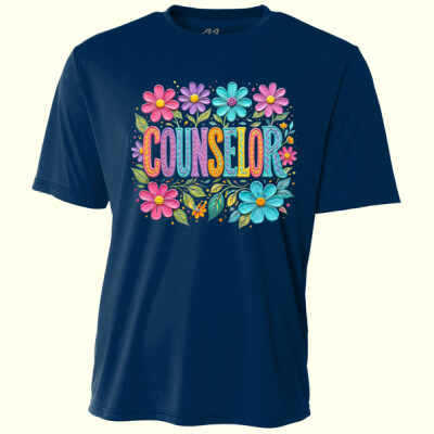 Counselor Flowers Faux Paint 84-301 - Adult Cooling Performance Short Sleeve Tee Thumbnail
