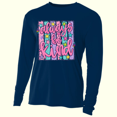 Always Be Kind 84-302 - Adult Cooling Performance Long Sleeve Tee Thumbnail